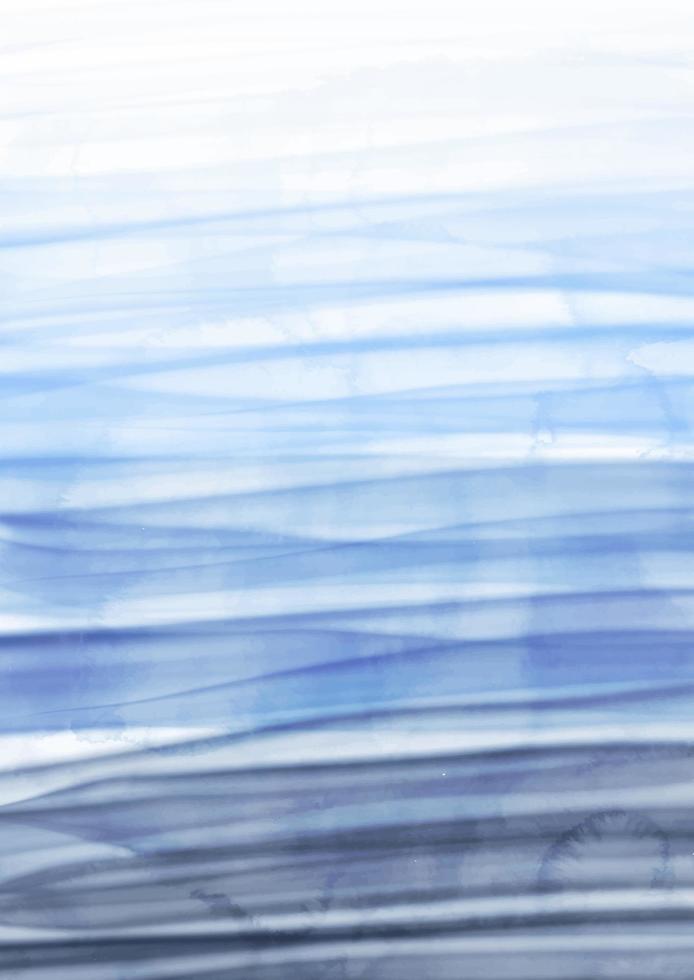 sfondo acquerello a tema oceano dipinto a mano vettore