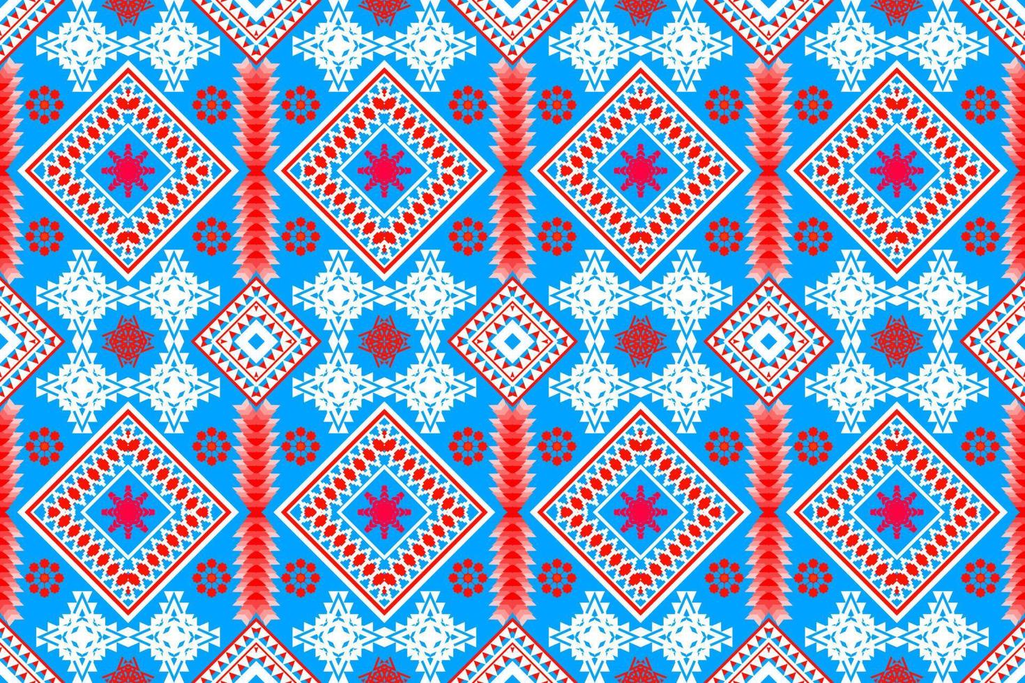 geometrico etnico orientale tradizionale pattern.figure ricamo tribale style.design per carta da parati, abbigliamento, confezionamento, tessuto, illustrazione vettoriale