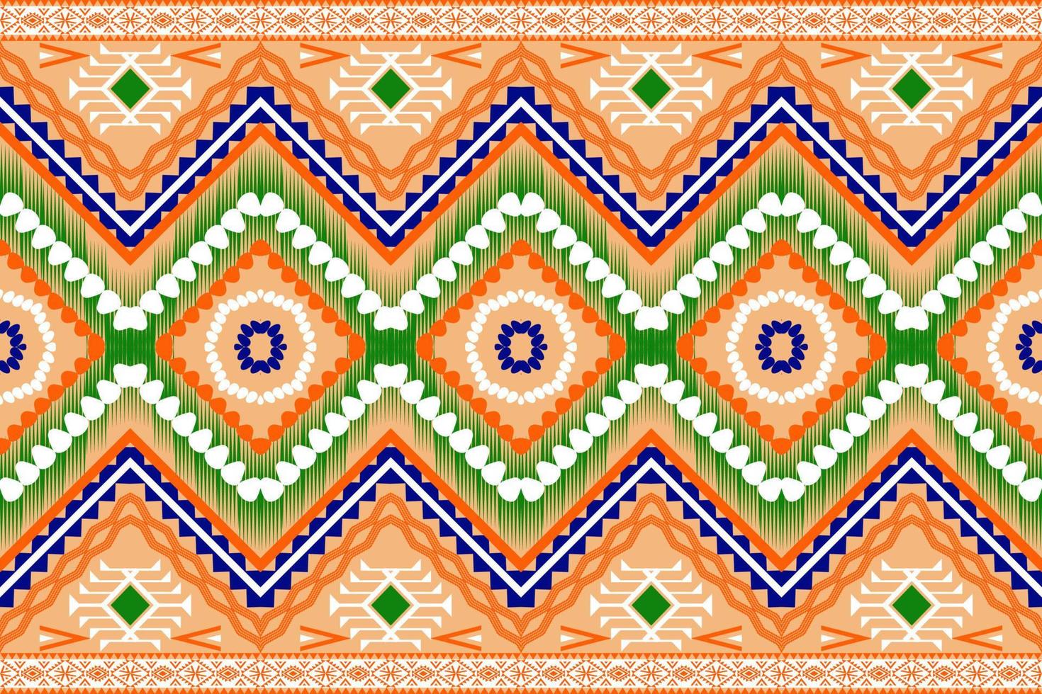 geometrico etnico orientale tradizionale pattern.figure ricamo tribale style.design per carta da parati, abbigliamento, confezionamento, tessuto, illustrazione vettoriale