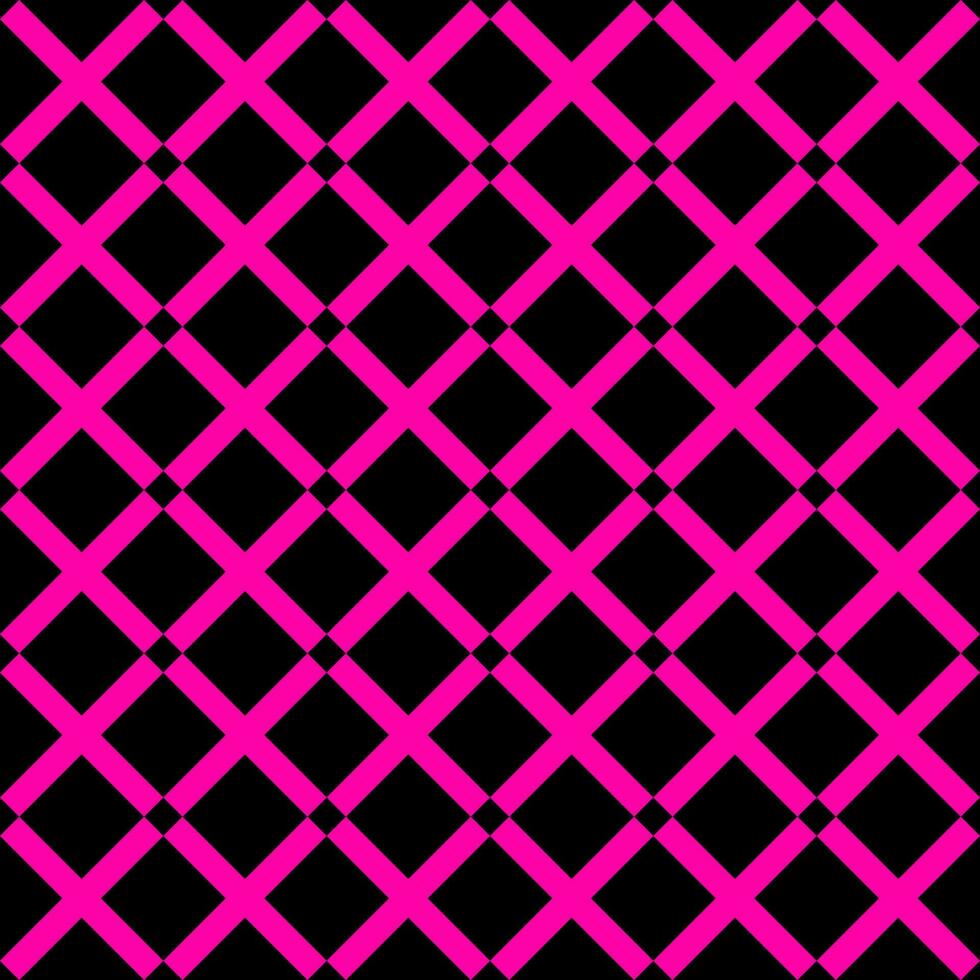 sfondo nero rosa senza soluzione di continuità a linea incrociata vettore