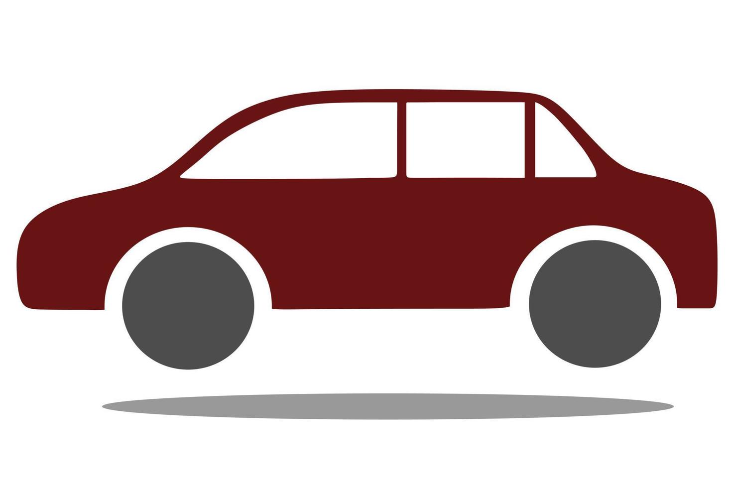 icona dell'auto rossa di vettore, migliore per le tue immagini di decorazione vettore
