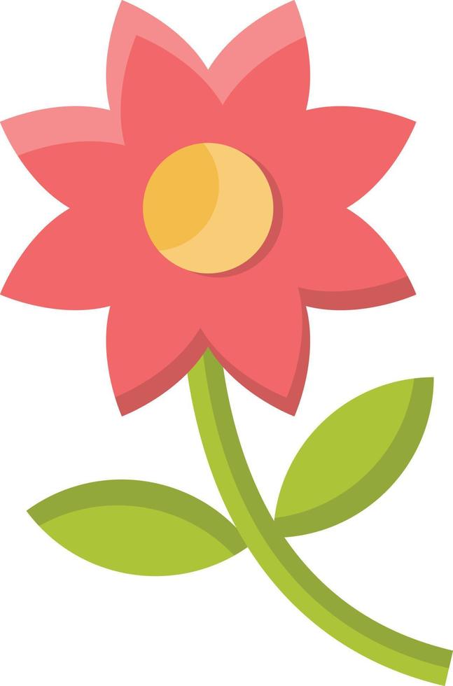 illustrazione vettoriale di fiori su uno sfondo. simboli di qualità premium. icona piatta della linea vettoriale per il concetto o la progettazione grafica.