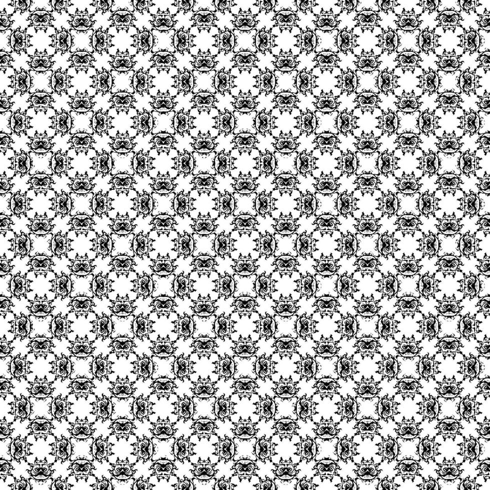 trama del modello di superficie in bianco e nero. bw disegno grafico ornamentale. ornamenti a mosaico. modello di modello. vettore
