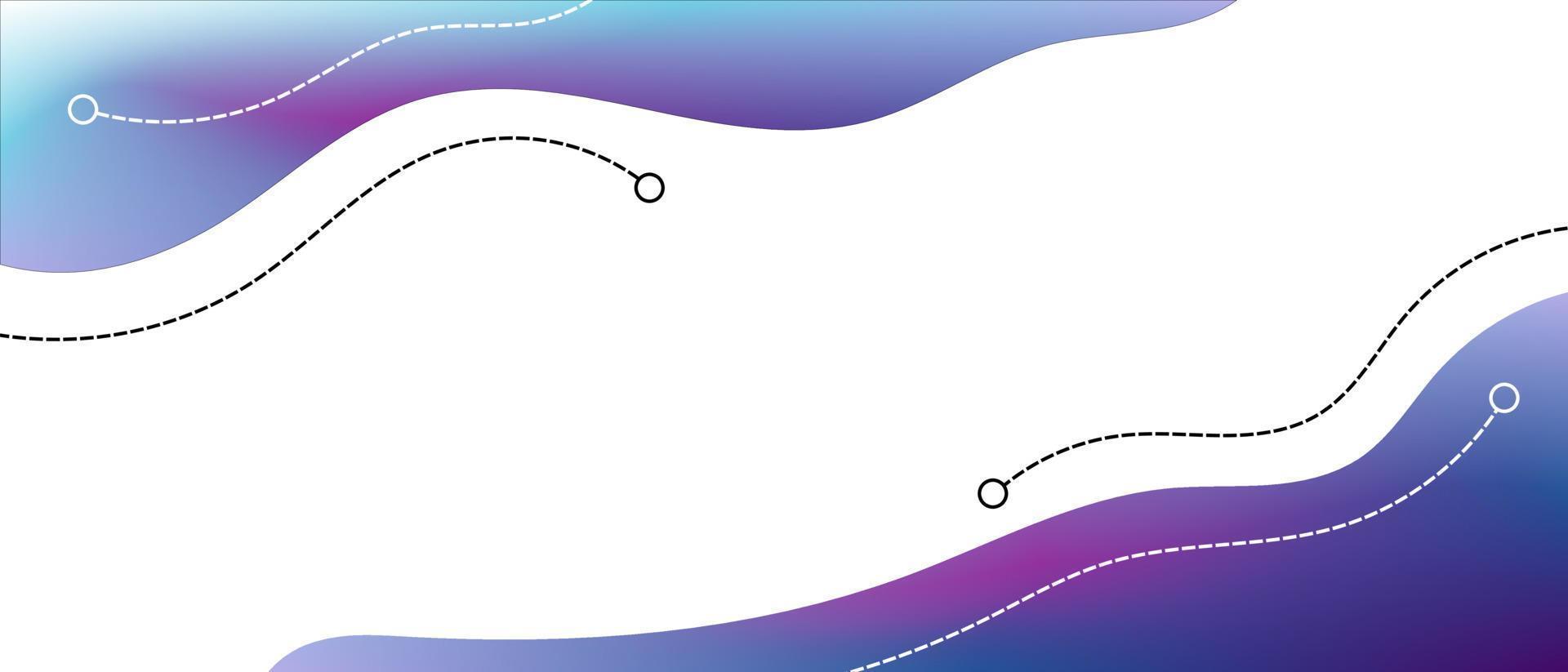 sfondo astratto liquido. modello di banner vettoriale fluido gradiente colorato per siti Web di social media. forme ondulate