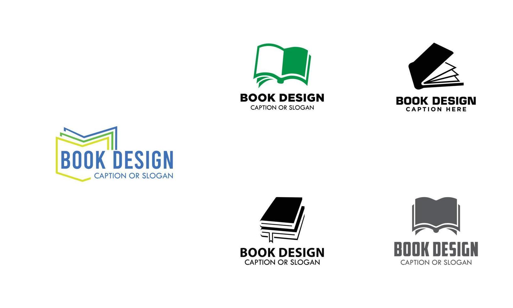 collezione di design di libri, icona relativa alla lettura o alla biblioteca vettore