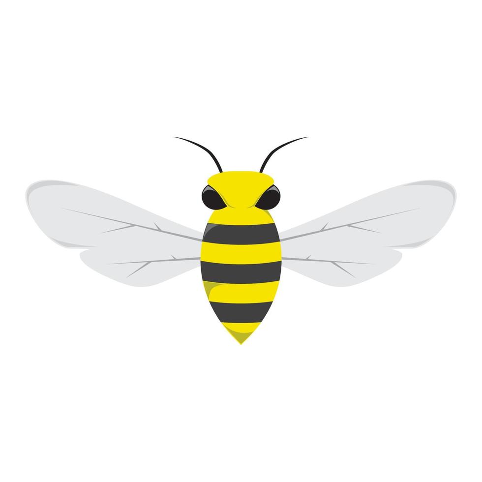 giallo nero ape insetto volare moderno logo design grafico vettoriale simbolo icona illustrazione del segno idea creativa