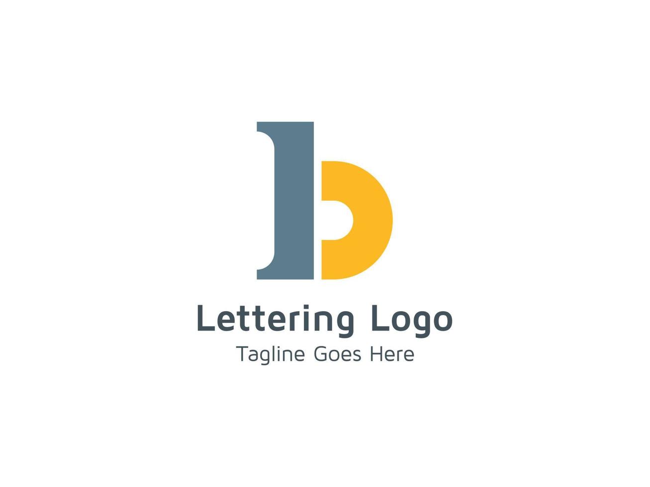 lettera b logo modello di design creativo gratuito pro vettore