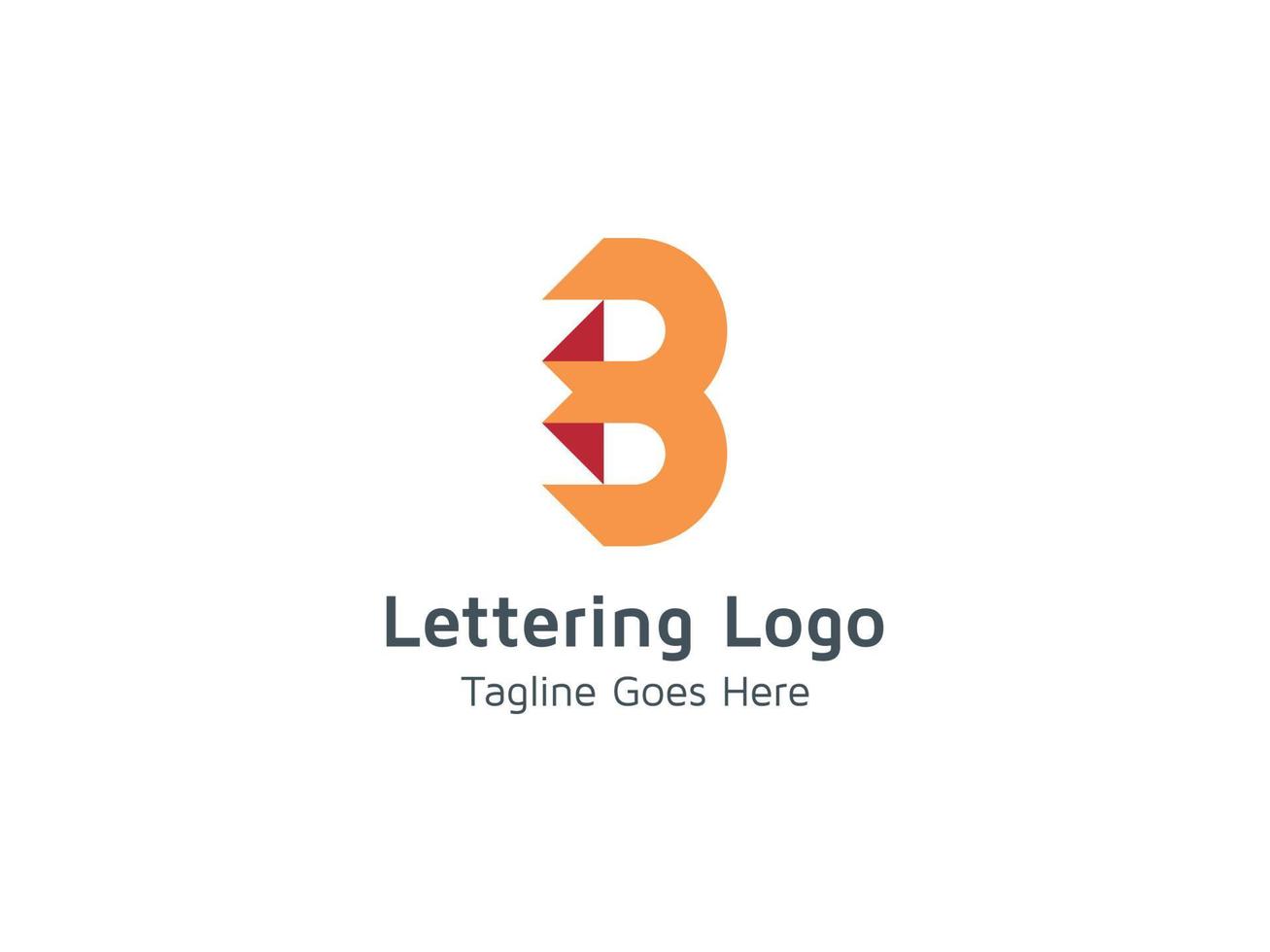 lettera b iniziale b design logo modello creativo pro vettore gratuito