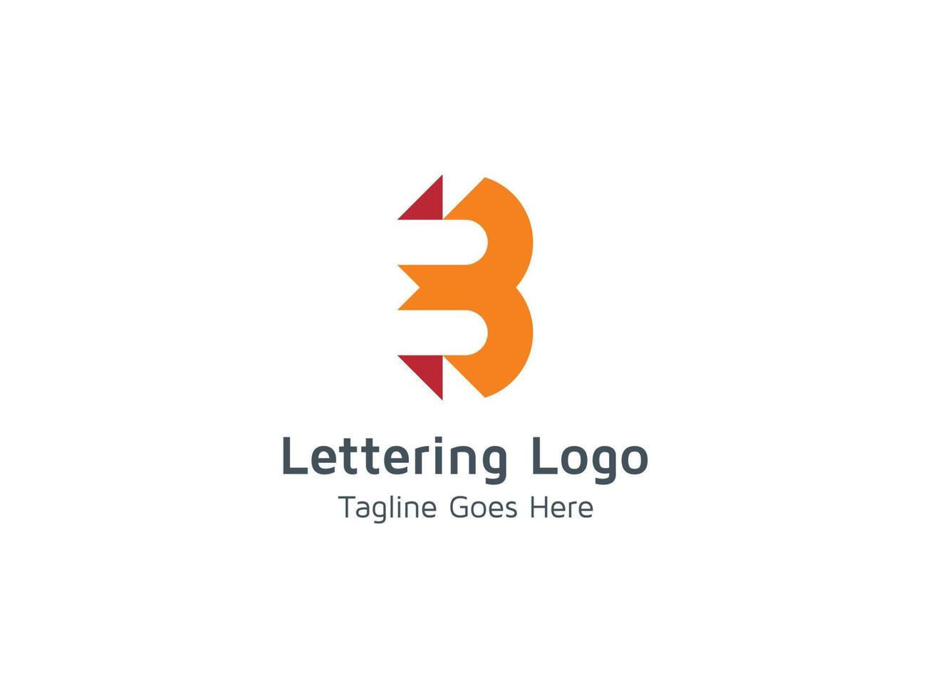 lettera b iniziale b design logo modello creativo pro vettore gratuito