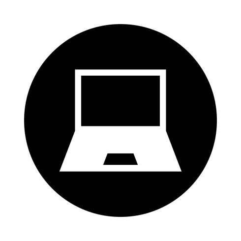 Icona di vettore del computer portatile