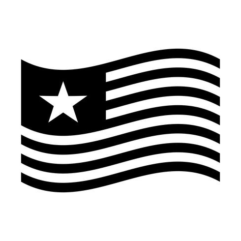 Bandiere americane vettore