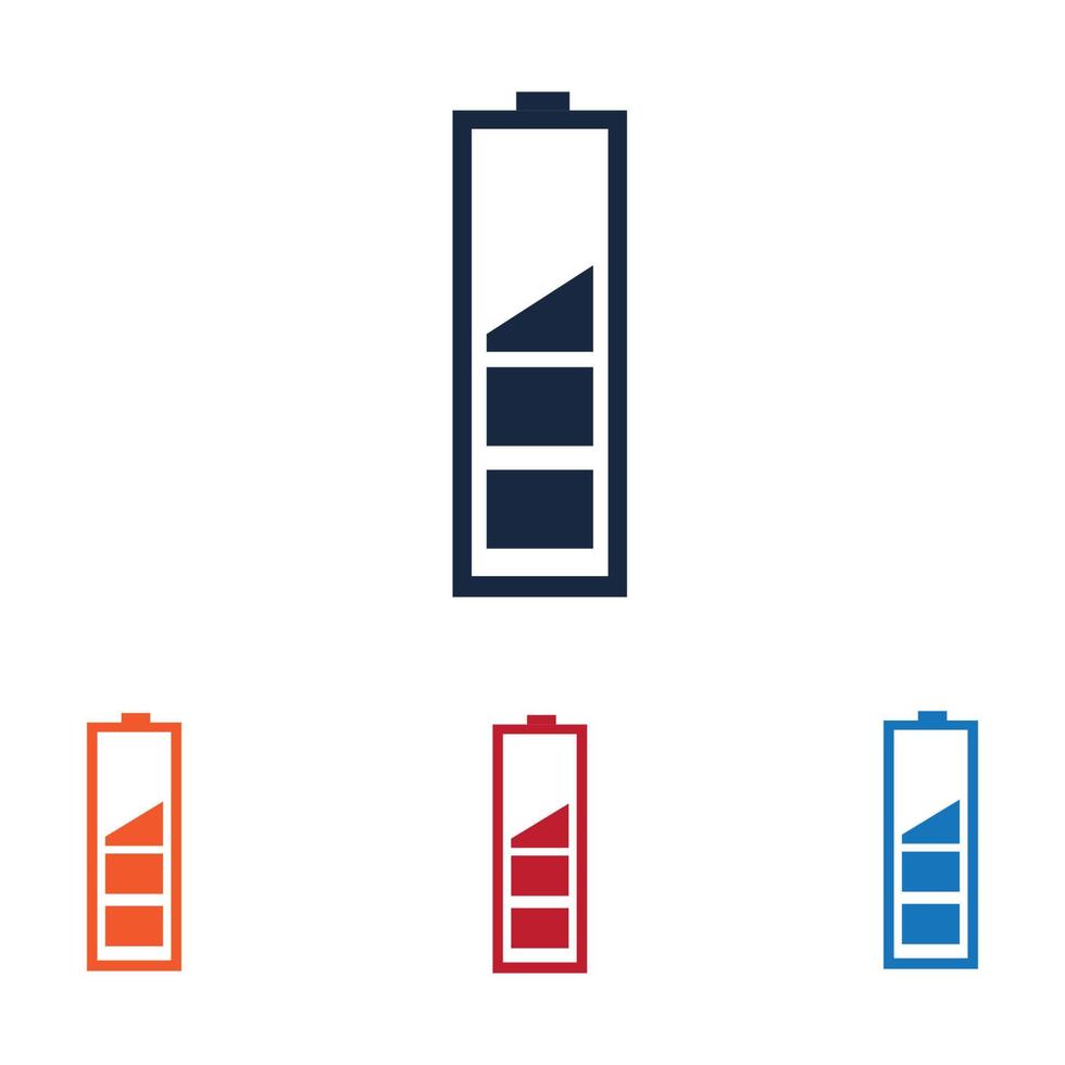 icona di carica della batteria vettore