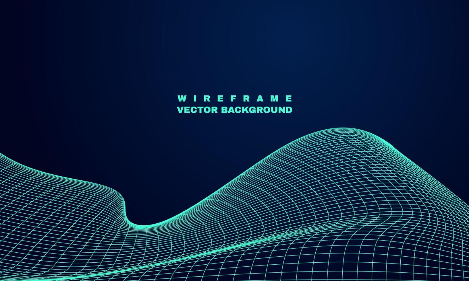 stock vector abstract wireframe paesaggio cyberspazio tecnologia wireframe sfondo vettore parte 3