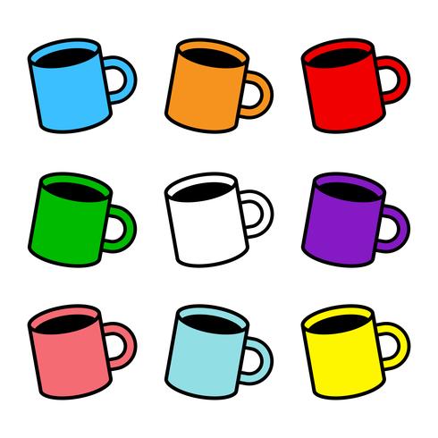 Icona di vettore di caffè bevanda