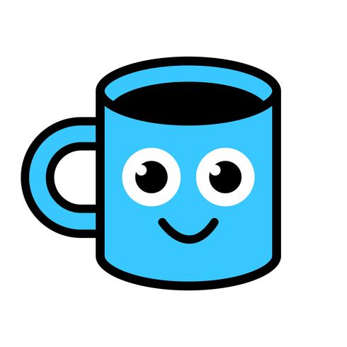 Icona di vettore di caffè bevanda