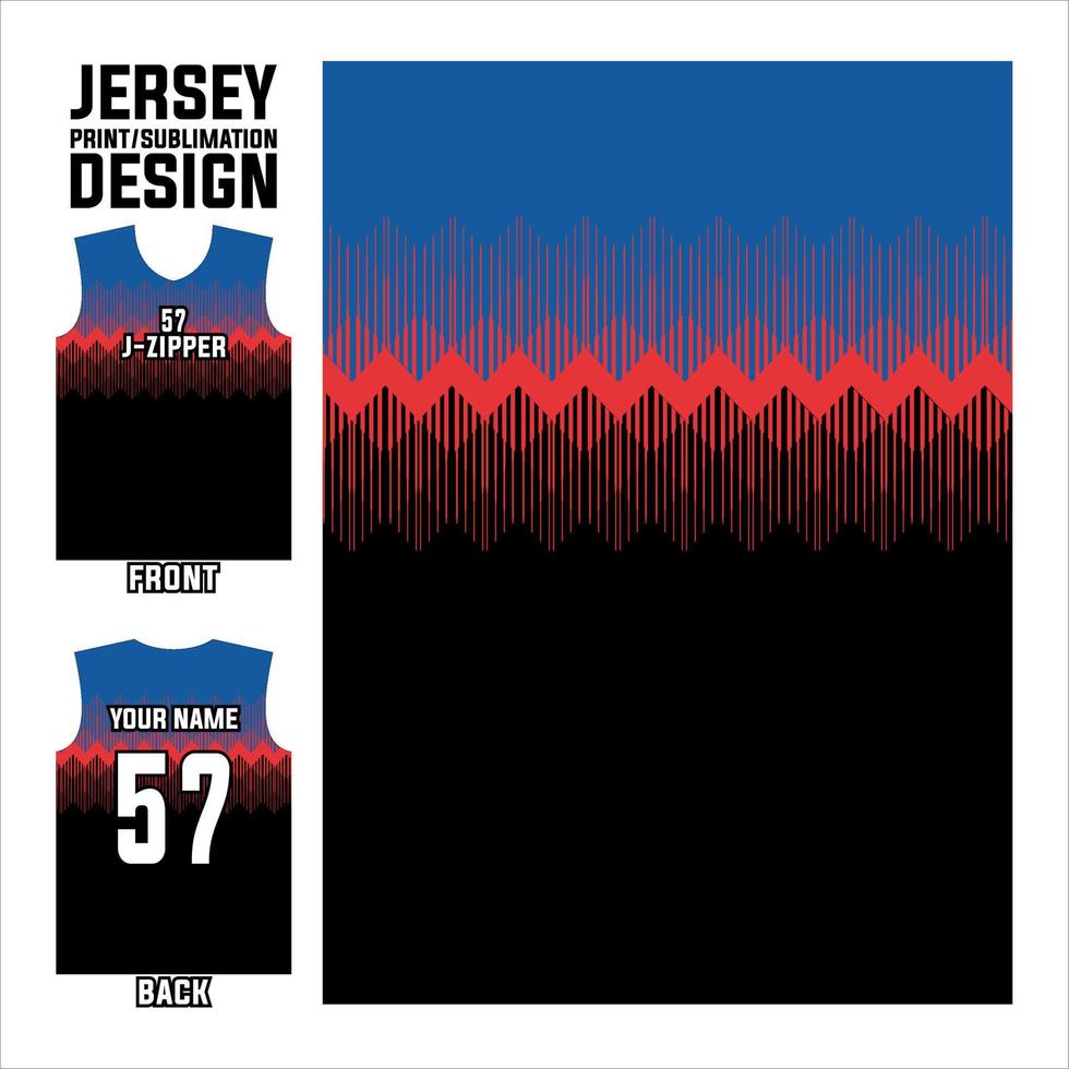 modello di disegno astratto di vettore per il modello di jersey di stampa di sport e sublimazione.