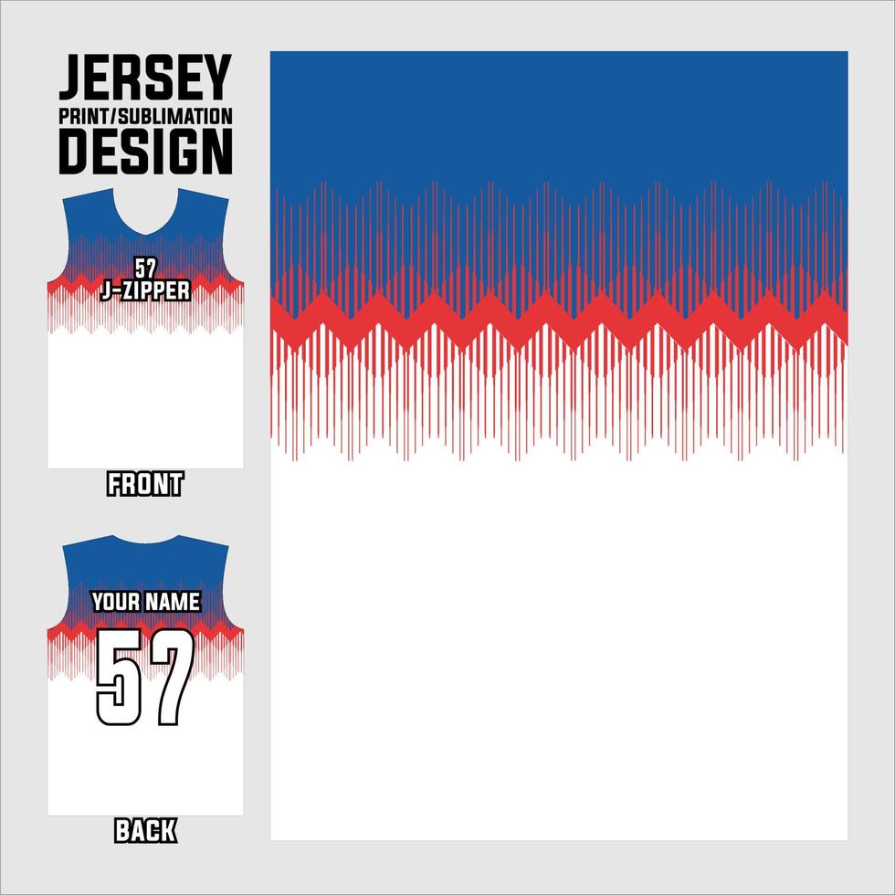 modello di disegno astratto di vettore per il modello di jersey di stampa di sport e sublimazione.