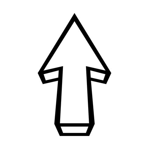 Icona della freccia vettore