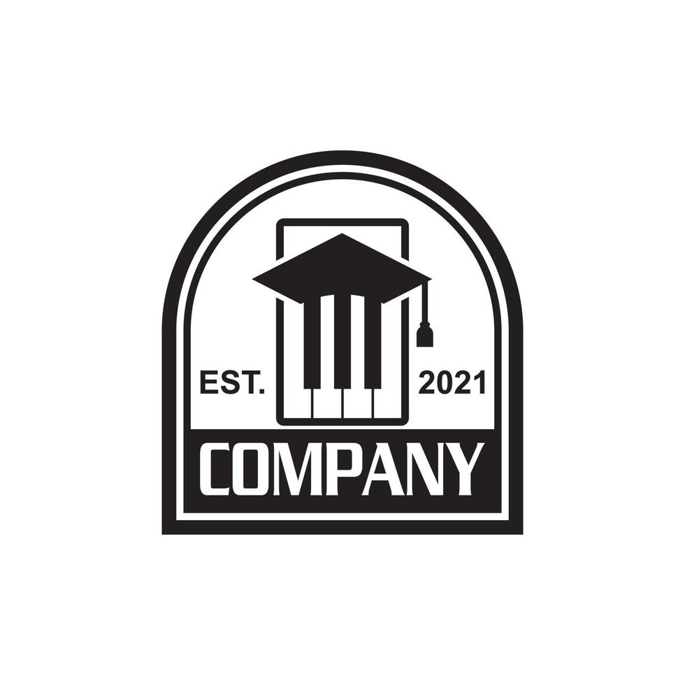 logo dell'istruzione, vettore del logo dell'università