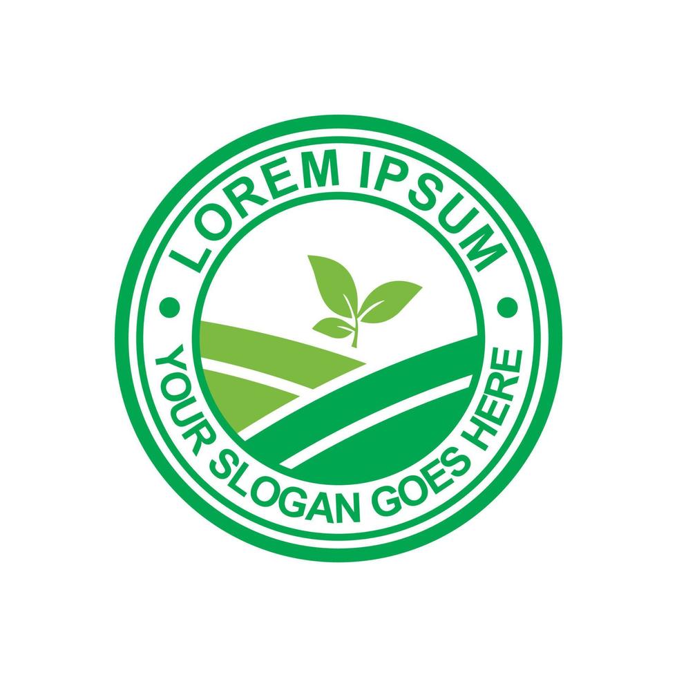 logo della fattoria, vettore del logo dell'agricoltura