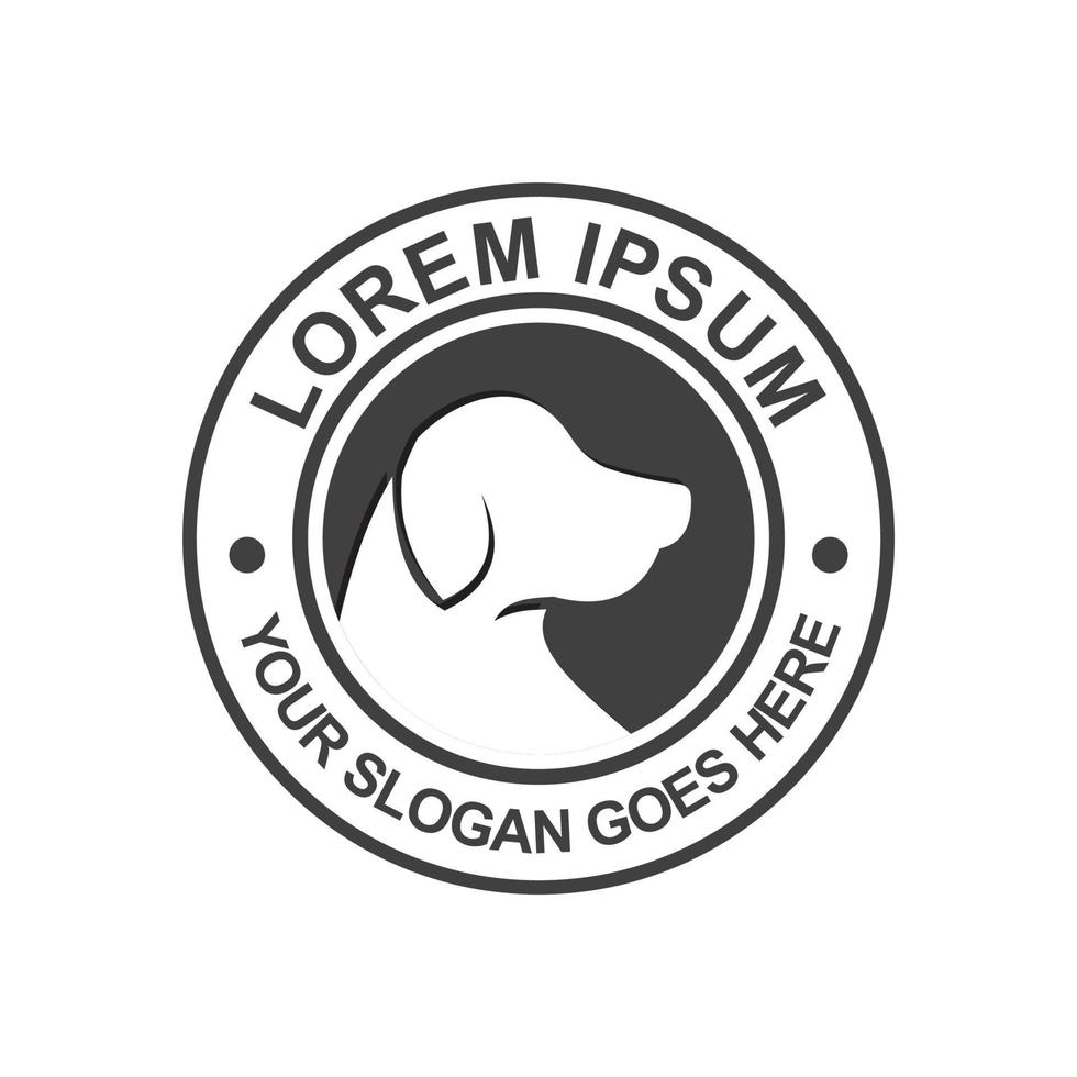 logo per la cura degli animali domestici, vettore logo veterinario