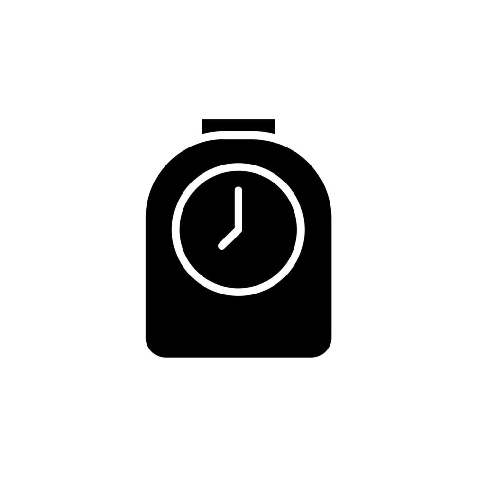 timer, modello logo illustrazione vettoriale icona tempo solido. adatto a molti scopi.