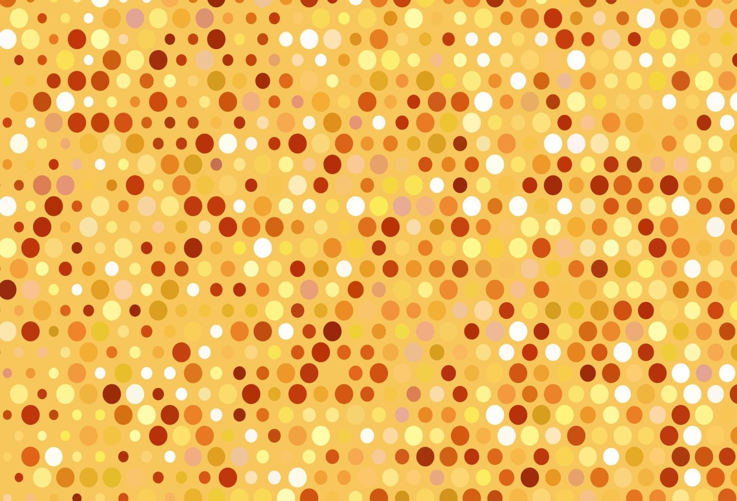 modello vettoriale giallo chiaro, arancione con cerchi.
