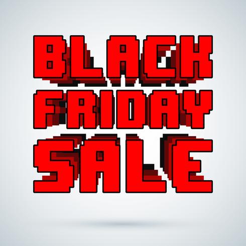 Vendita del Black Friday vettore