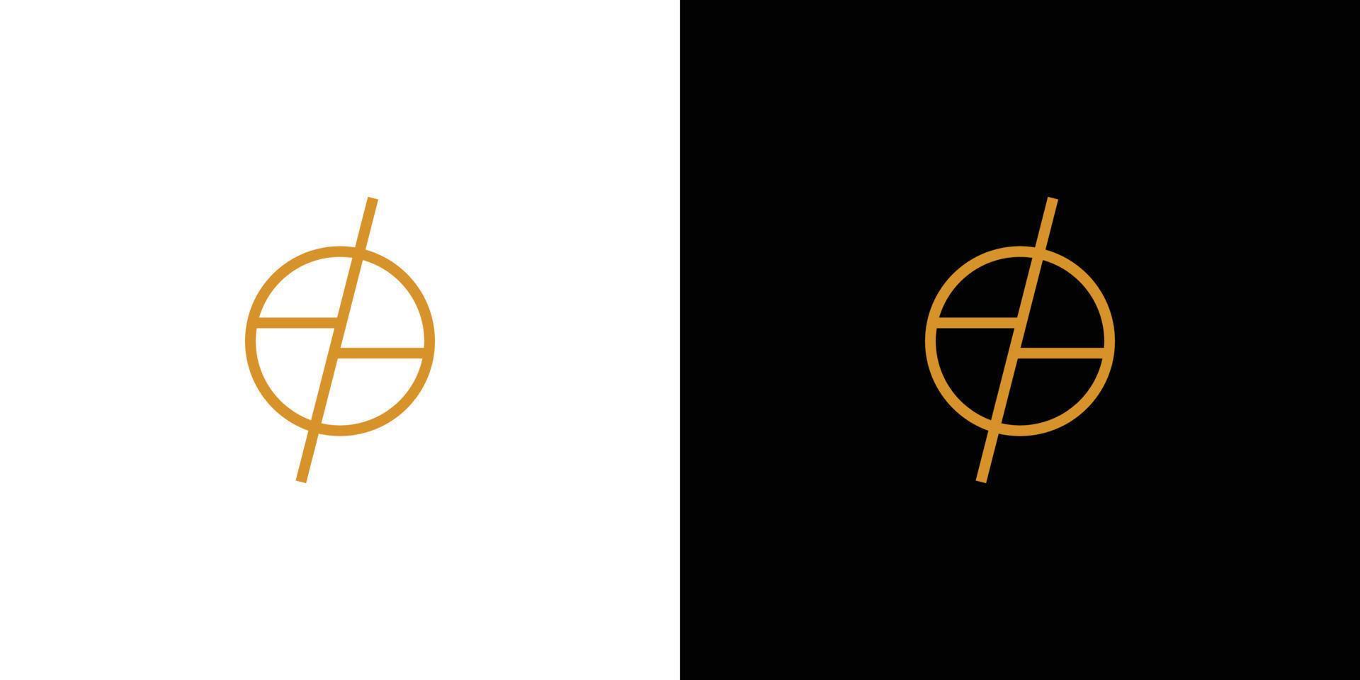 design moderno e unico del logo della lettera aa delle iniziali vettore