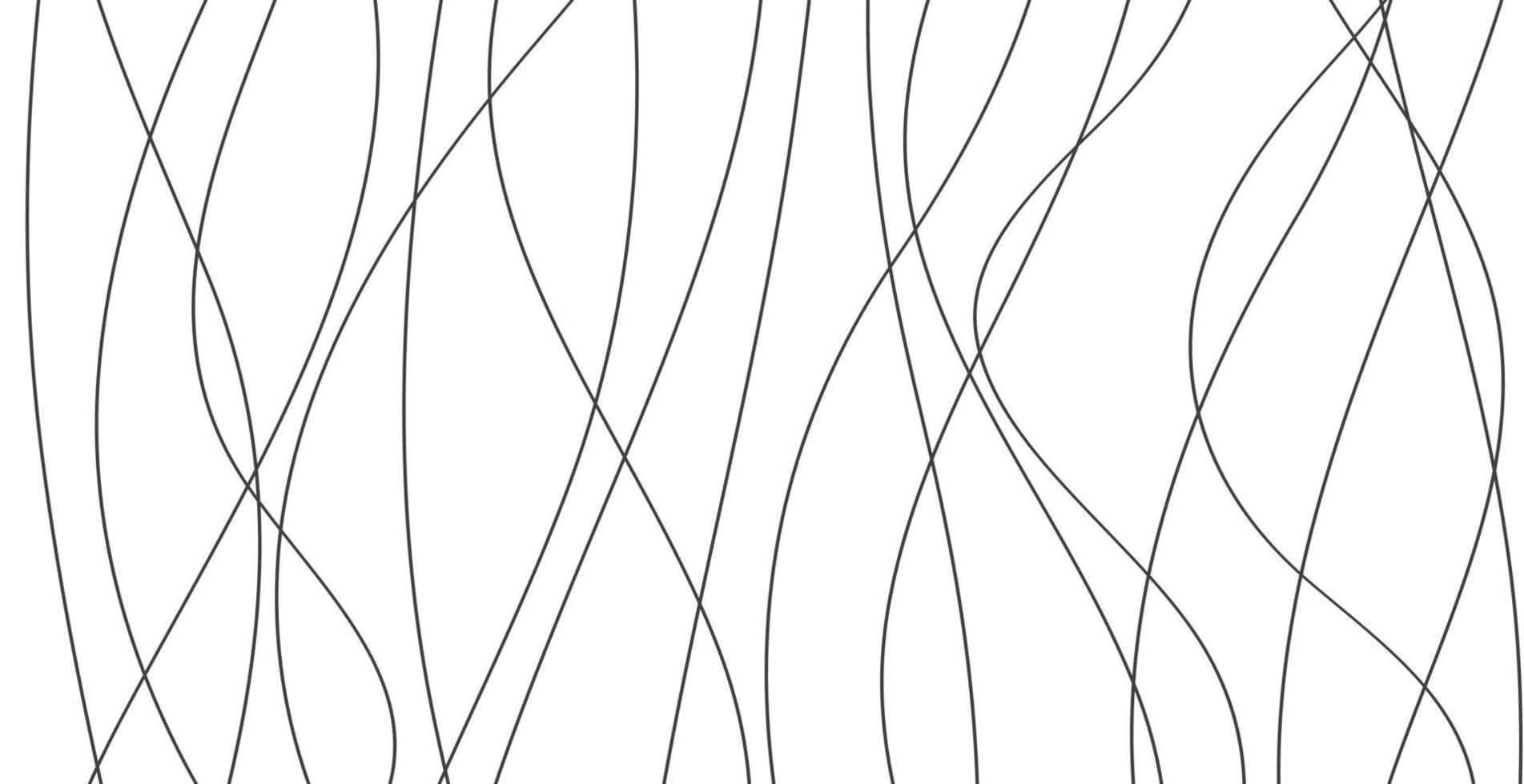 linee disegnate a mano. modello astratto onda semplice senza soluzione di continuità, modello liscio, web design, biglietto di auguri, tessile, sfondo tecnologico, illustrazione vettoriale eps 10