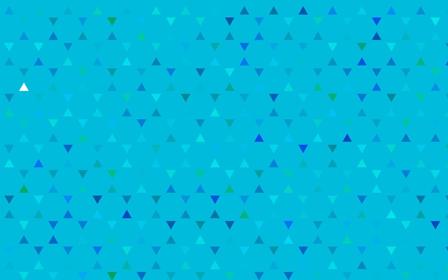 modello senza cuciture di vettore azzurro, verde con cristalli, triangoli.