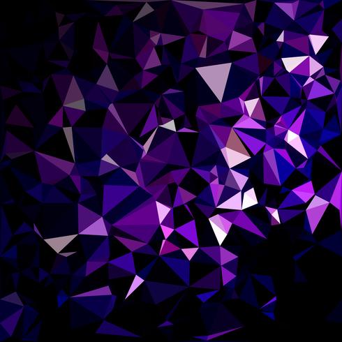 Sfondo viola mosaico poligonale, modelli di design creativo vettore