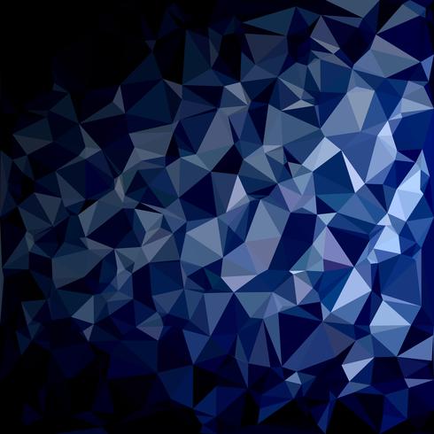 Sfondo blu mosaico poligonale, modelli di design creativo vettore