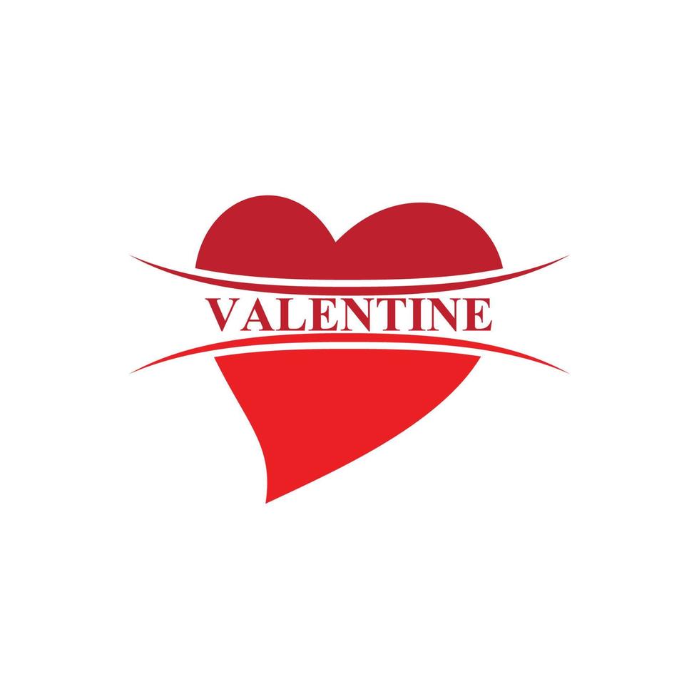 logo di san valentino vettore
