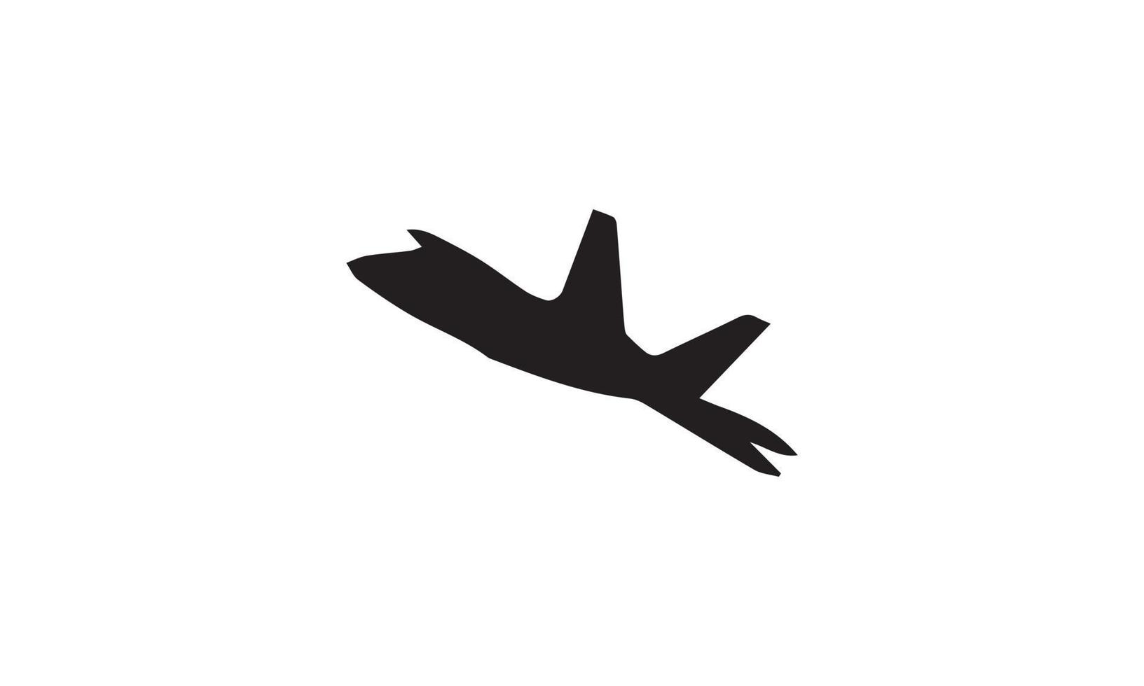disegno di illustrazione vettoriale jet in bianco e nero