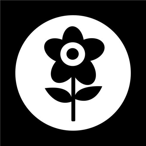 Icona di fiore vettore