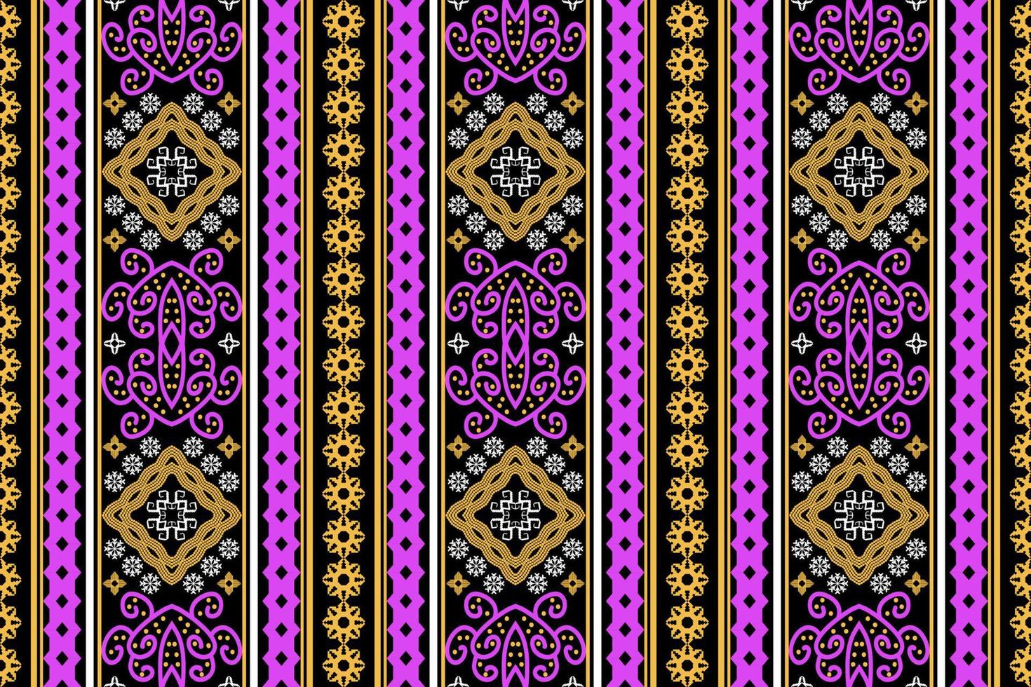 geometrico etnico orientale tradizionale pattern.figure ricamo tribale style.design per carta da parati, abbigliamento, confezionamento, tessuto, illustrazione vettoriale