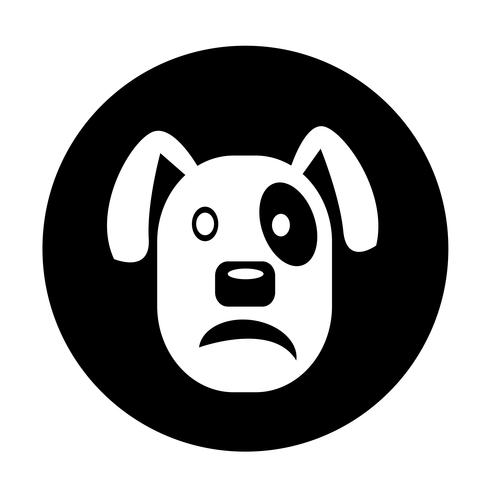 Icona del cane vettore