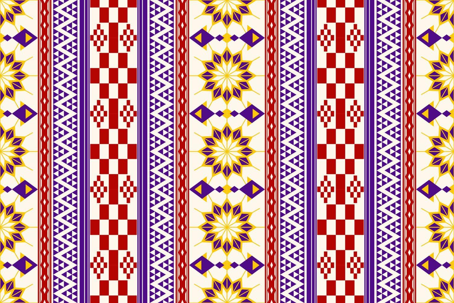 geometrico etnico orientale tradizionale pattern.figure ricamo tribale style.design per carta da parati, abbigliamento, confezionamento, tessuto, illustrazione vettoriale