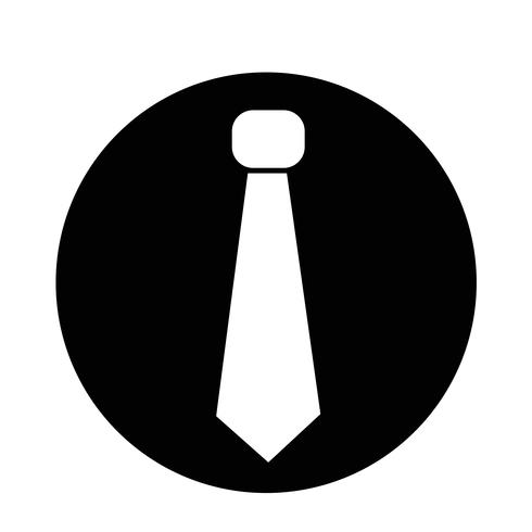 icona cravatta vettore