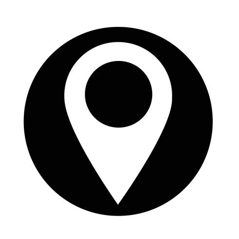 Posizione GPS Icona puntatore mappa vettore