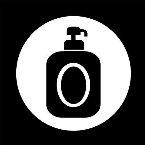 icona di shampoo vettore