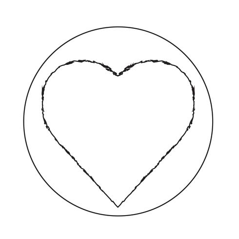Icona del cuore vettore
