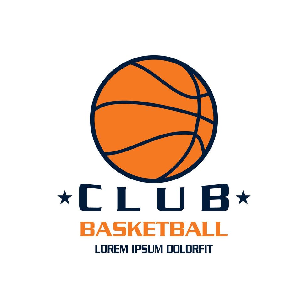 vettore di basket, vettore di logo sportivo