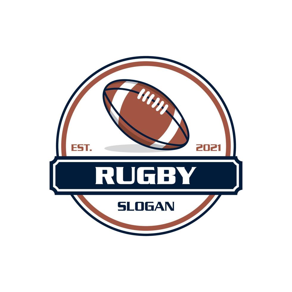 logo rugby, vettore logo sportivo