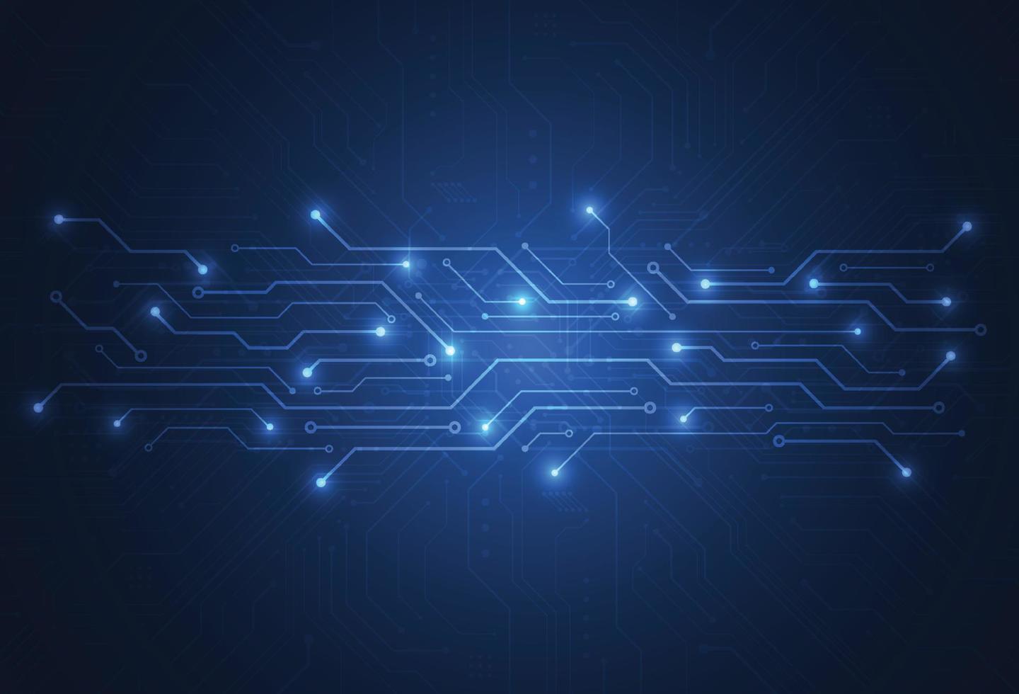 astratto sfondo digitale con struttura del circuito di tecnologia. illustrazione della scheda madre elettronica. comunicazione e concetto di ingegneria. illustrazione vettoriale