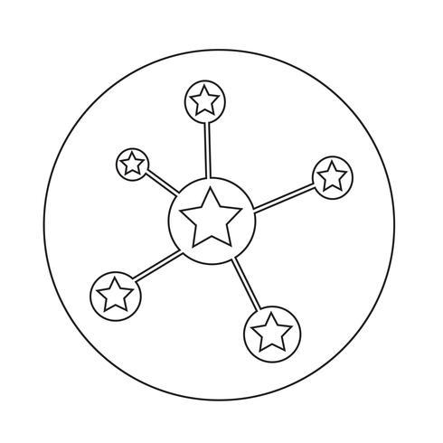 Icona di rete vettore