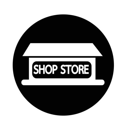 Icona del negozio negozio vettore
