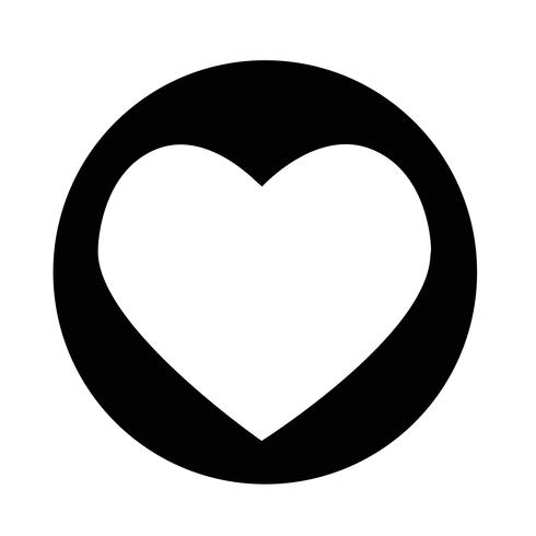 Icona del cuore vettore