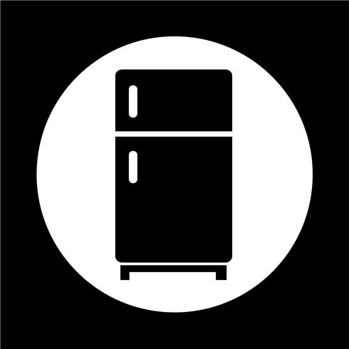 Icona del frigorifero vettore
